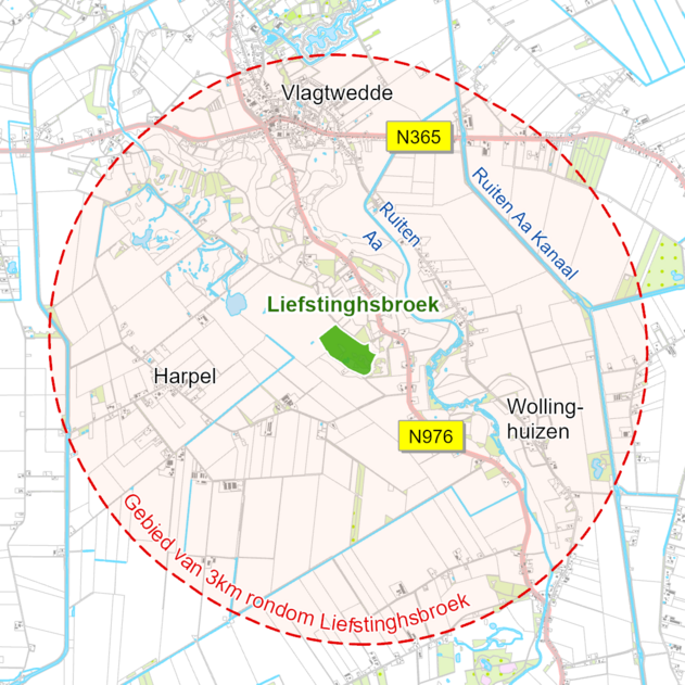 Kaartje omgeving Liefstinghsbroek
